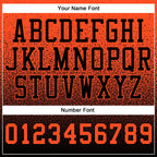 Custom Stitched Black Orange Fade Fashion Sports Pullover Sweatshirt Hoodie photo 3
