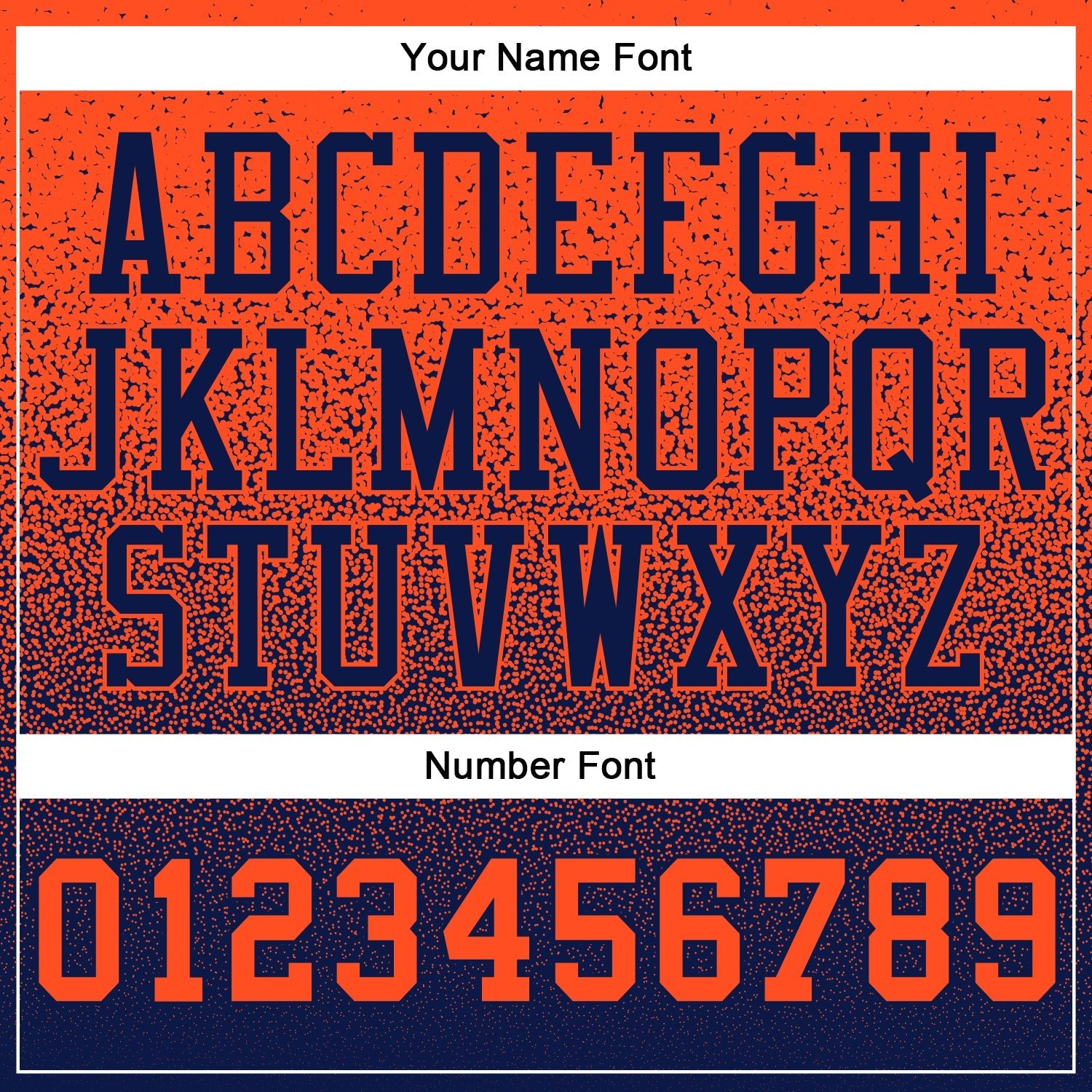 Custom Stitched Navy Orange Fade Fashion Sports Pullover Sweatshirt Hoodie photo 3