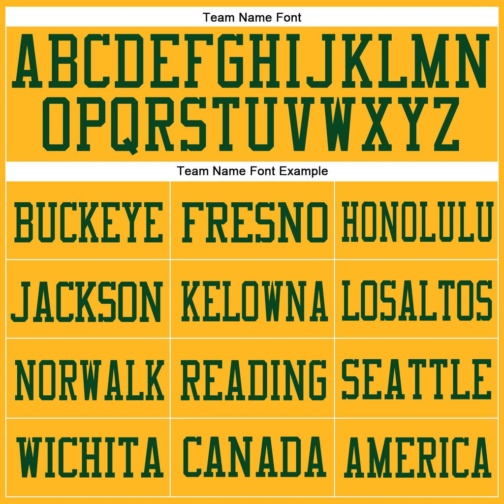Custom Gold Gold-Green Mesh Authentic Football Jersey photo 2