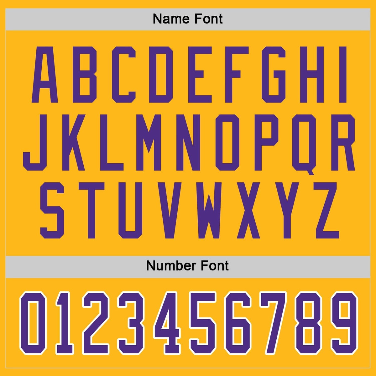 Custom Gold Purple-White Hockey Jersey photo 2