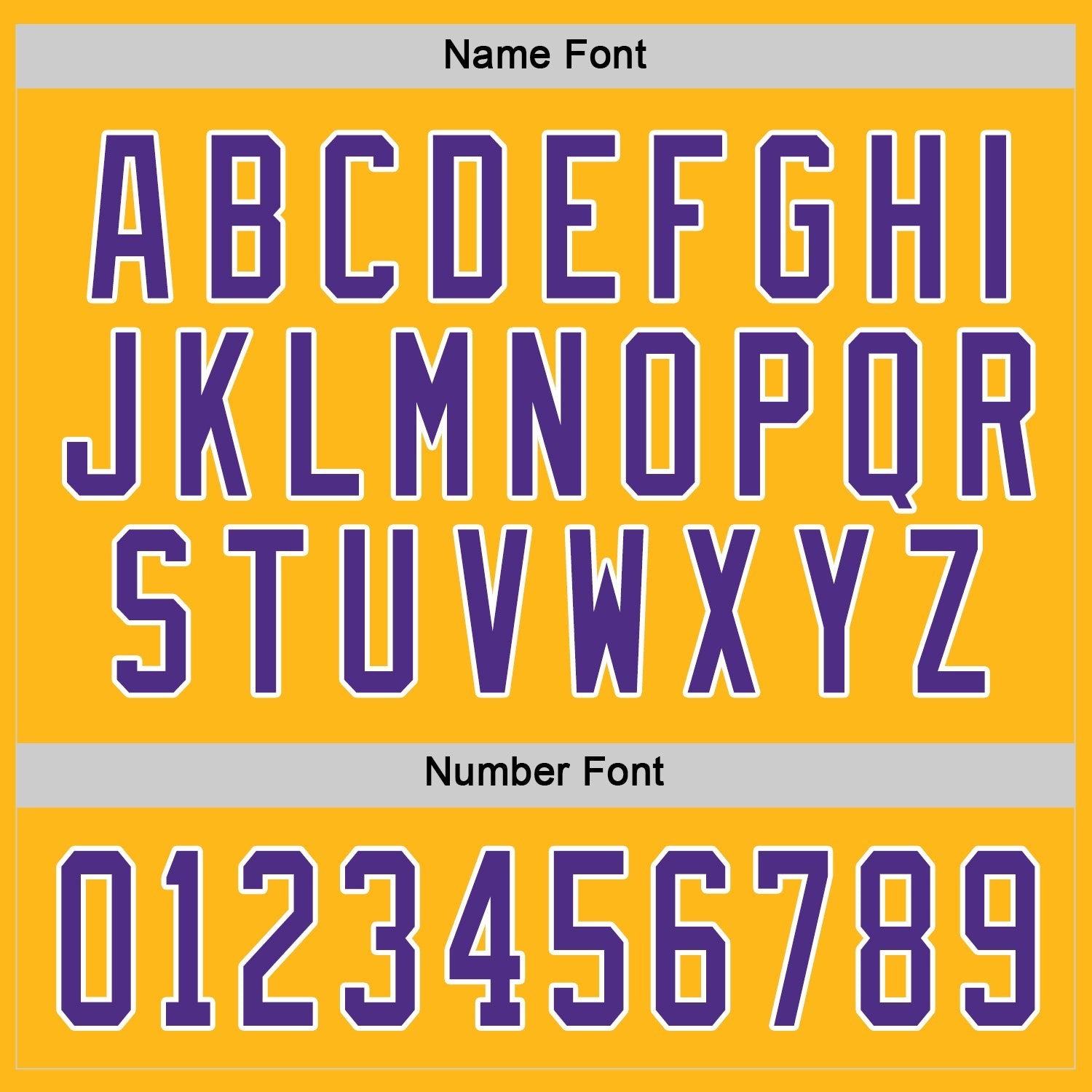 Custom Gold Purple-White Hockey Jersey photo 3