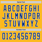 Custom Gold Royal-White Hockey Jersey photo 3