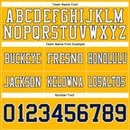 Custom Gold Nvay-White Authentic Football Jersey photo 3