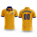 Custom Gold Royal Performance Golf Polo Shirt