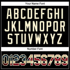 Custom Black Vintage USA Flag-Cream Performance Vapor Golf Polo Shirt photo 5