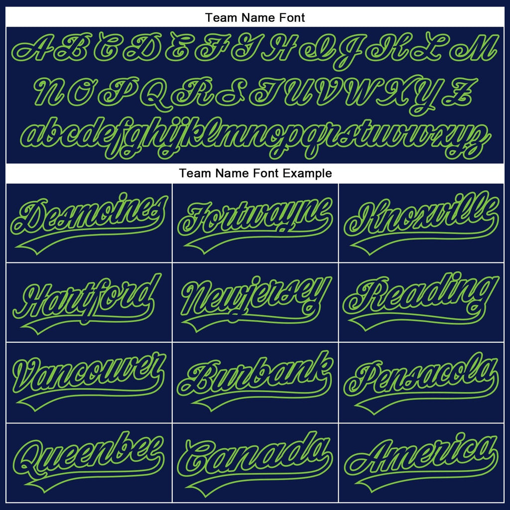 Custom Navy Navy-Neon Green Performance Vapor Golf Polo Shirt photo 3