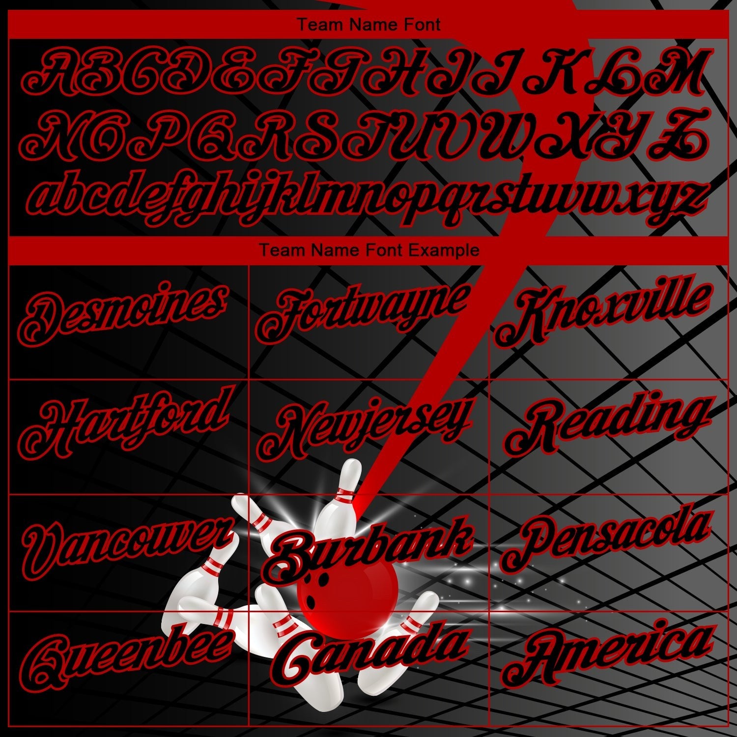 Custom Black Red 3D Pattern Design Bowling Performance Polo Shirt photo 4