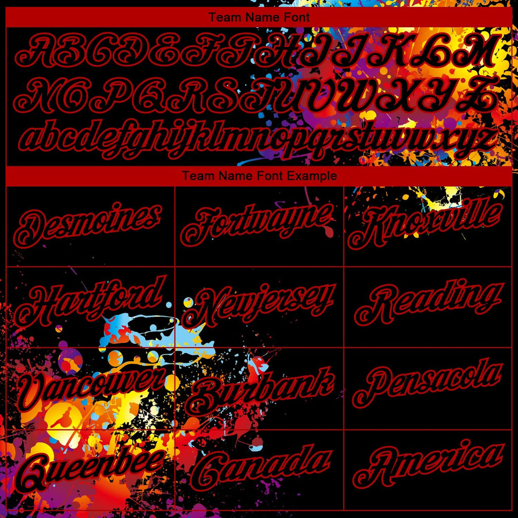 Custom Black Red 3D Pattern Design Dart Board Performance Golf Polo Shirt photo 4