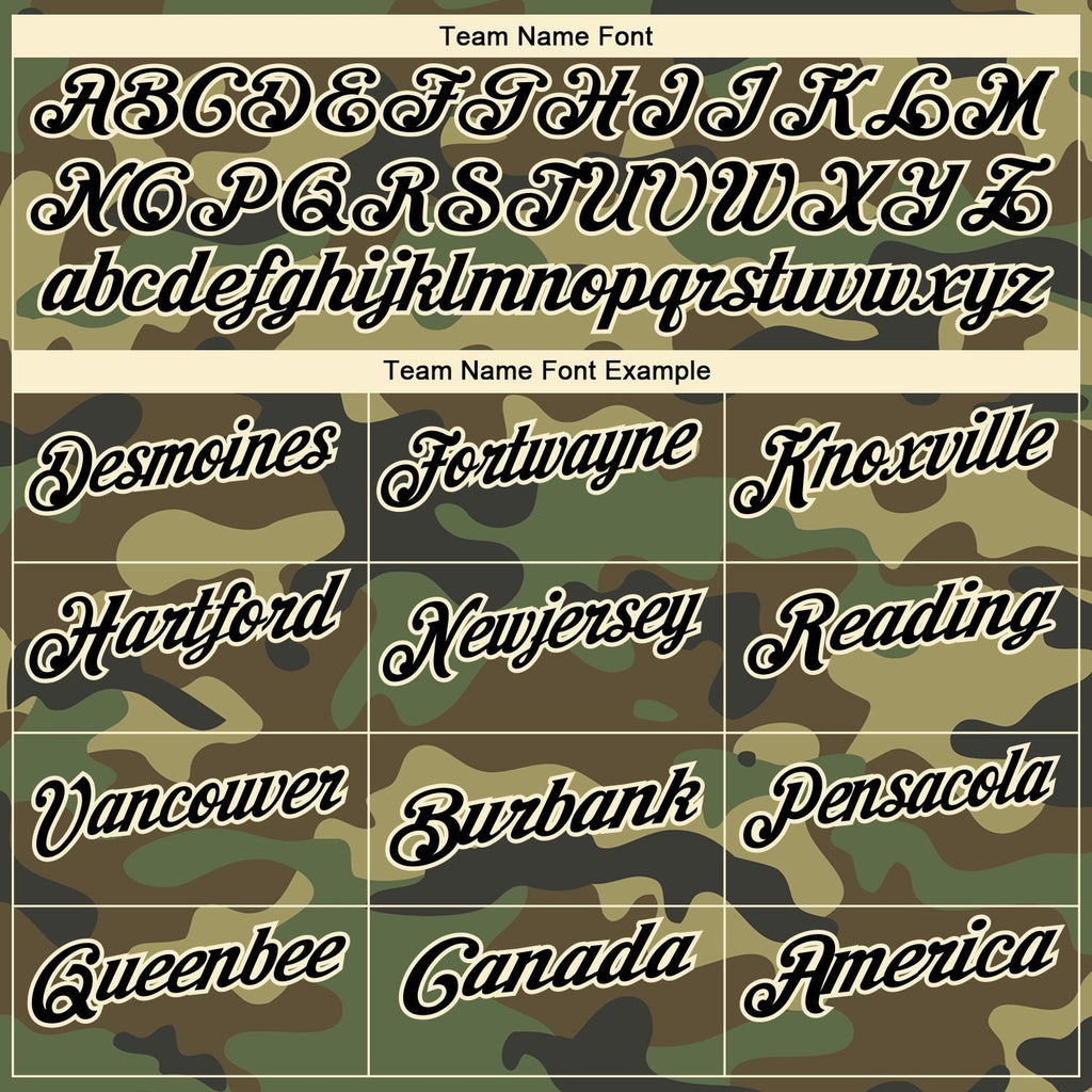 Custom Camo Black-Cream Performance Salute To Service Golf Polo Shirt photo 4
