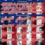 Custom White Royal-Red 3D American Flag Performance Golf Polo Shirt photo 3