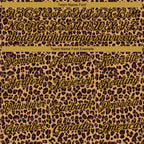 Custom Brown Old Gold 3D Pattern Design Leopard Print Performance Golf Polo Shirt photo 3