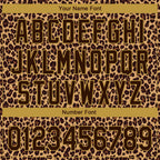 Custom Brown Old Gold 3D Pattern Design Leopard Print Performance Golf Polo Shirt photo 4