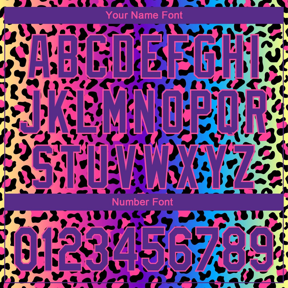 Custom Pink Purple-Black 3D Pattern Design Leopard Print Performance Golf Polo Shirt photo 4
