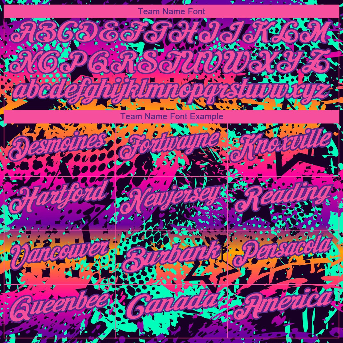 Custom Graffiti Pattern Pink-Purple 3D Performance Golf Polo Shirt photo 3