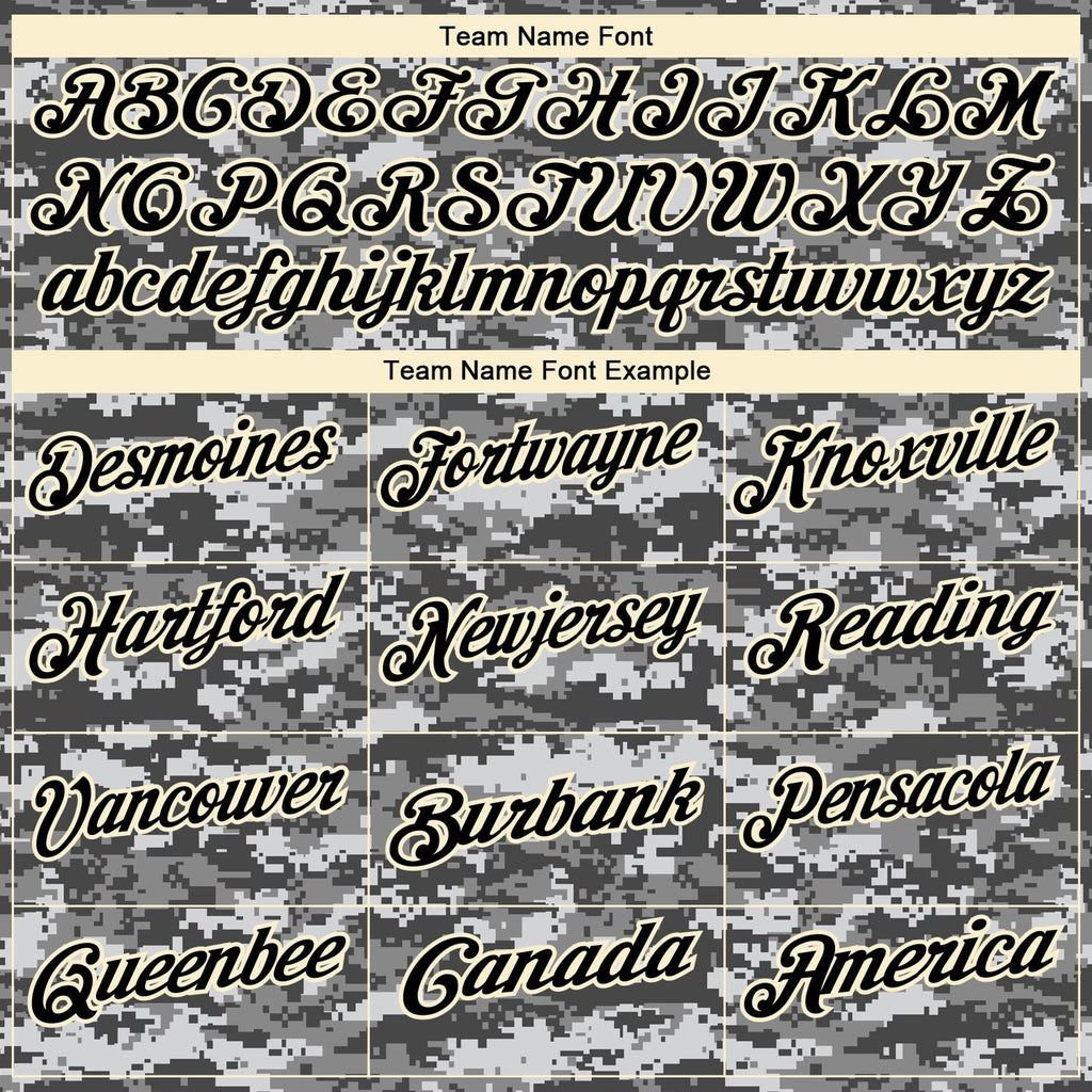 Custom Camo Black-Cream 3D Performance Salute To Service Golf Polo Shirt photo 4