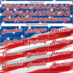 Custom Royal White-Red 3D American Flag Performance Golf Polo Shirt photo 4