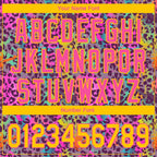 Custom Graffiti Pattern Yellow-Pink 3D Colorful Leopard Print Performance Golf Polo Shirt photo 5