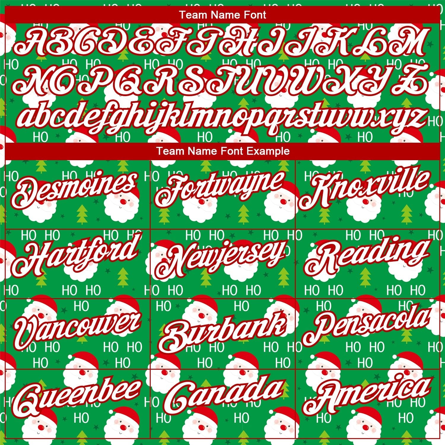 Custom Grass Green Red-White 3D Christmas Performance Golf Polo Shirt photo 4