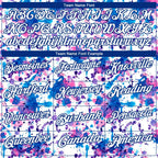 Custom Graffiti Pattern White-Royal 3D Abstract Watercolor Performance Golf Polo Shirt photo 2