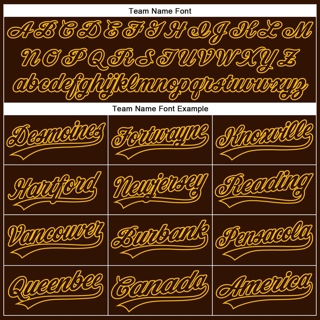 Custom Brown Gold Performance Vapor Golf Polo Shirt photo 4