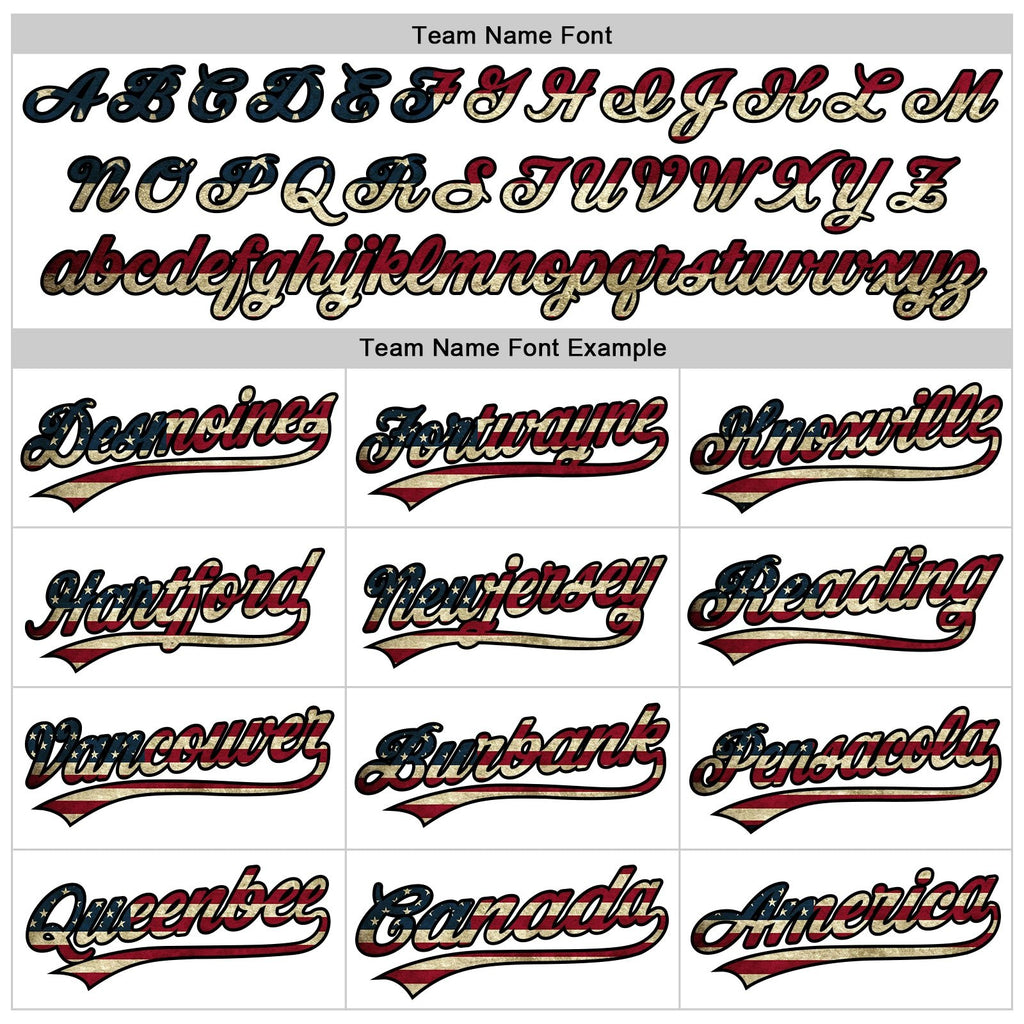 Custom White Vintage USA Flag-Black Performance Vapor Golf Polo Shirt photo 3