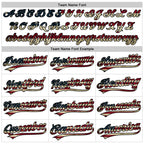 Custom White Vintage USA Flag-Black Performance Vapor Golf Polo Shirt photo 3