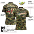 Custom Camo Vintage USA Flag-City Cream Performance Salute To Service Golf Polo Shirt photo 3