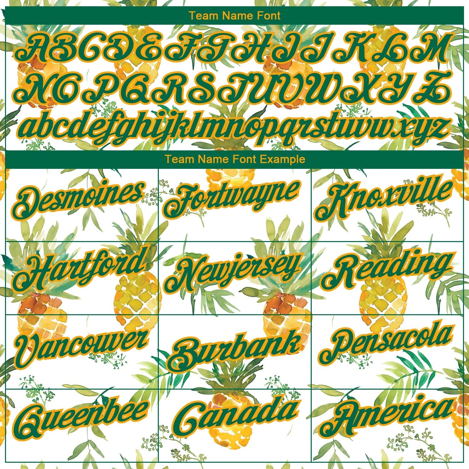 Custom White Kelly Green-Gold 3D Pattern Design Pineapples Performance Golf Polo Shirt photo 2