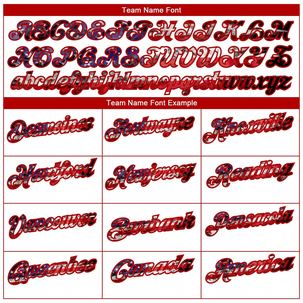 Custom White Red-Royal 3D American Flag Performance Golf Polo Shirt photo 3