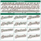 Custom White Kelly Green-Red Mexico Two Tone Performance Golf Polo Shirt photo 4