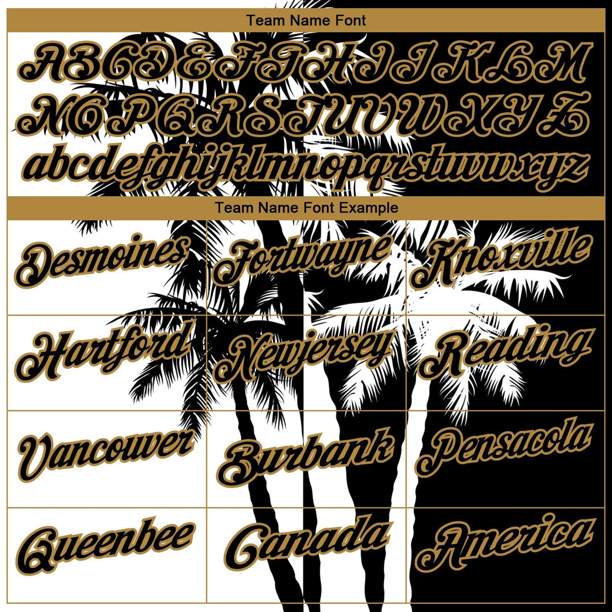 Custom Black White-Old Gold 3D Pattern Design Hawaii Coconut Trees Performance Golf Polo Shirt photo 4