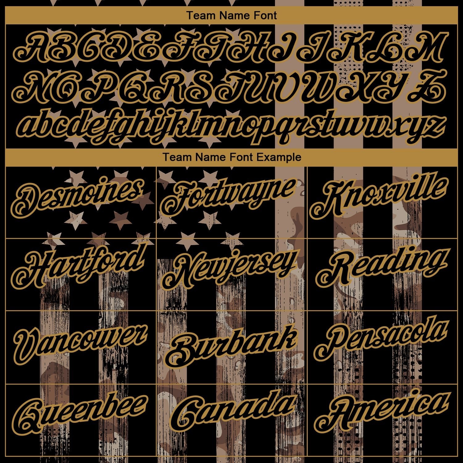 Custom Camo Black-Old Gold American Flag Performance Salute To Service Golf Polo Shirt photo 4