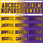 Custom Stitched Purple Yellow-Black Gradient Fashion Sports Pullover Sweatshirt Hoodie photo 4