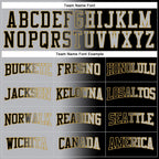 Custom Stitched Black Gray-Old Gold Gradient Fashion Sports Pullover Sweatshirt Hoodie photo 3