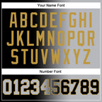 Custom Stitched Black Gray-Old Gold Gradient Fashion Sports Pullover Sweatshirt Hoodie photo 4