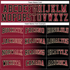 Custom Stitched Black Crimson-City Cream Gradient Fashion Sports Pullover Sweatshirt Hoodie photo 3