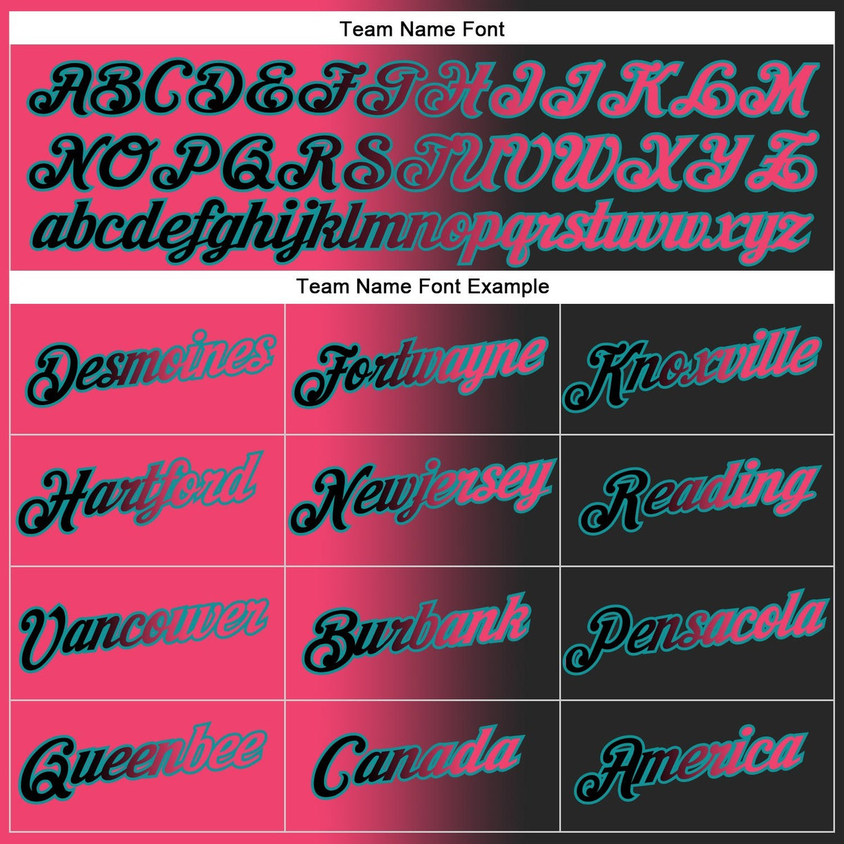 Custom Stitched Black Neon Pink-Teal Gradient Fashion Sports Pullover Sweatshirt Hoodie photo 2