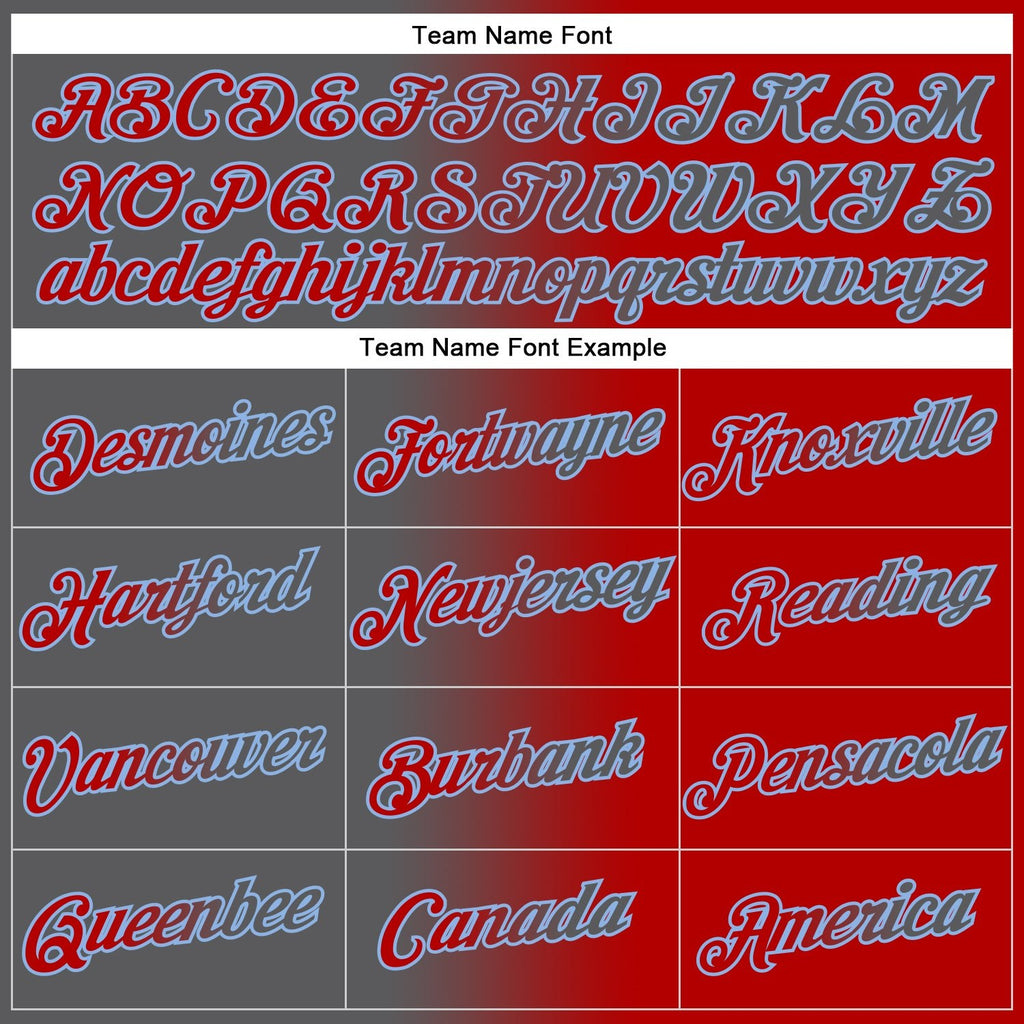 Custom Stitched Red Steel Gray-Light Blue Gradient Fashion Sports Pullover Sweatshirt Hoodie photo 2