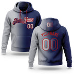 Custom Stitched Navy Gray-Red Gradient Fashion Sports Pullover Sweatshirt Hoodie