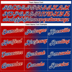 Custom Stitched Royal Red-Cream Gradient Fashion Sports Pullover Sweatshirt Hoodie photo 3