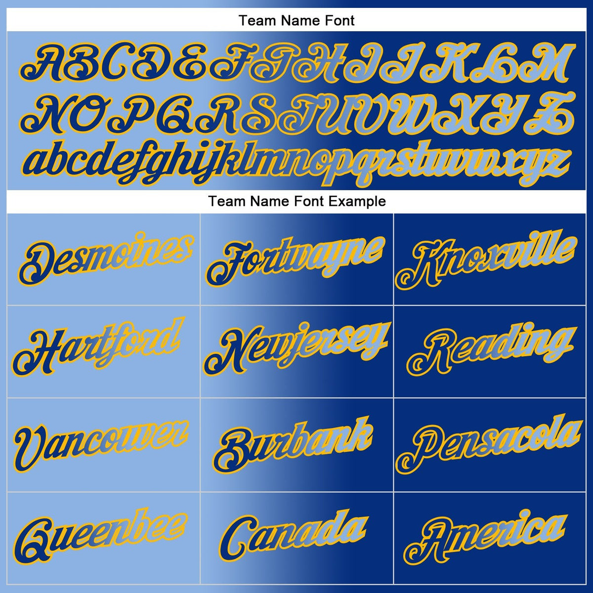 Custom Stitched Royal Light Blue-Gold Gradient Fashion Sports Pullover Sweatshirt Hoodie photo 3