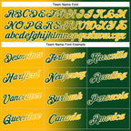 Custom Stitched Green Gold-Cream Gradient Fashion Sports Pullover Sweatshirt Hoodie photo 3