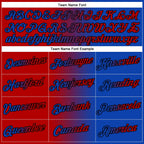 Custom Stitched Thunder Blue Red-Black Gradient Fashion Sports Pullover Sweatshirt Hoodie photo 2