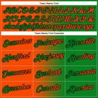 Custom Stitched Grass Green Orange-Black Gradient Fashion Sports Pullover Sweatshirt Hoodie photo 3