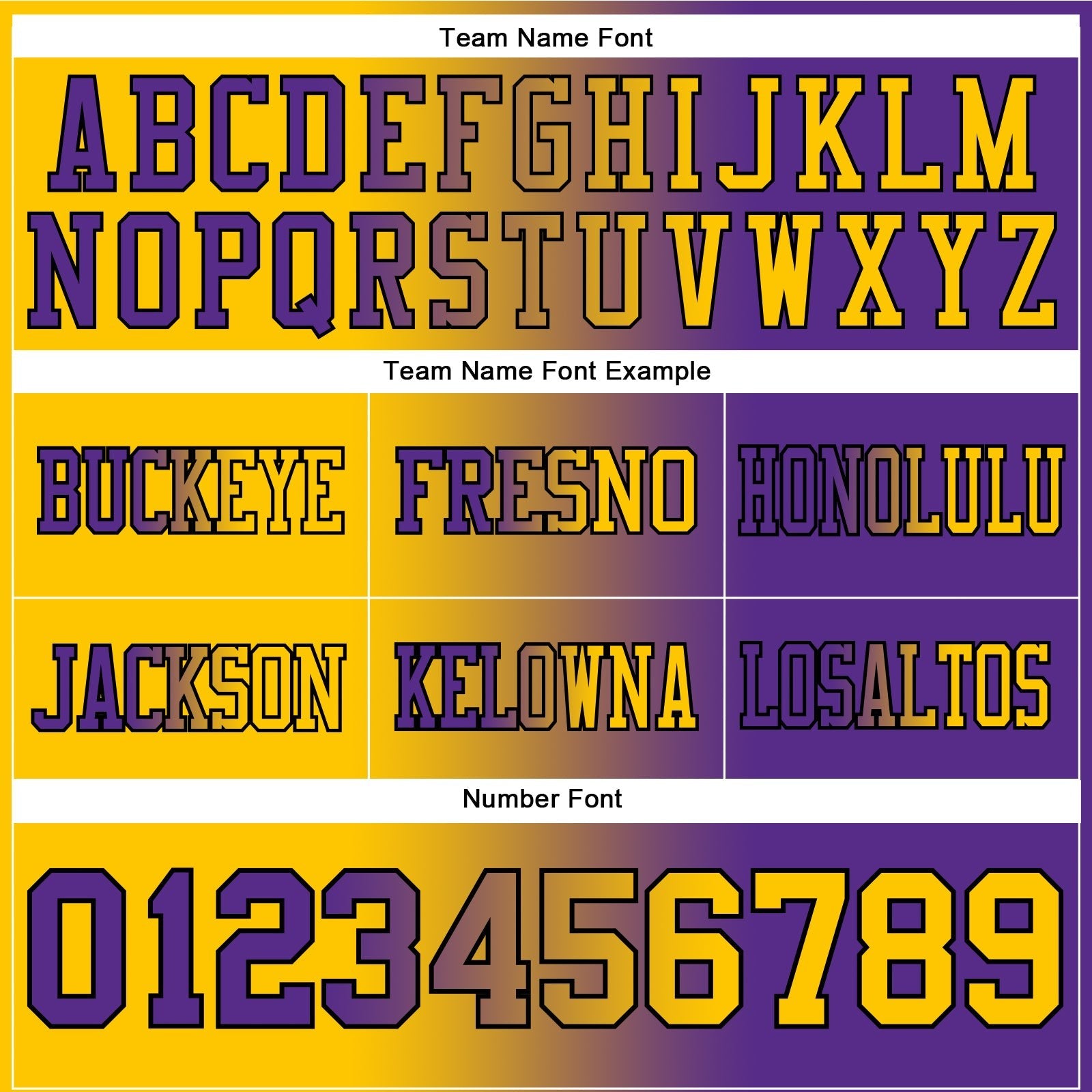 Custom Purple Yellow-Black Authentic Gradient Fashion Football Jersey photo 3