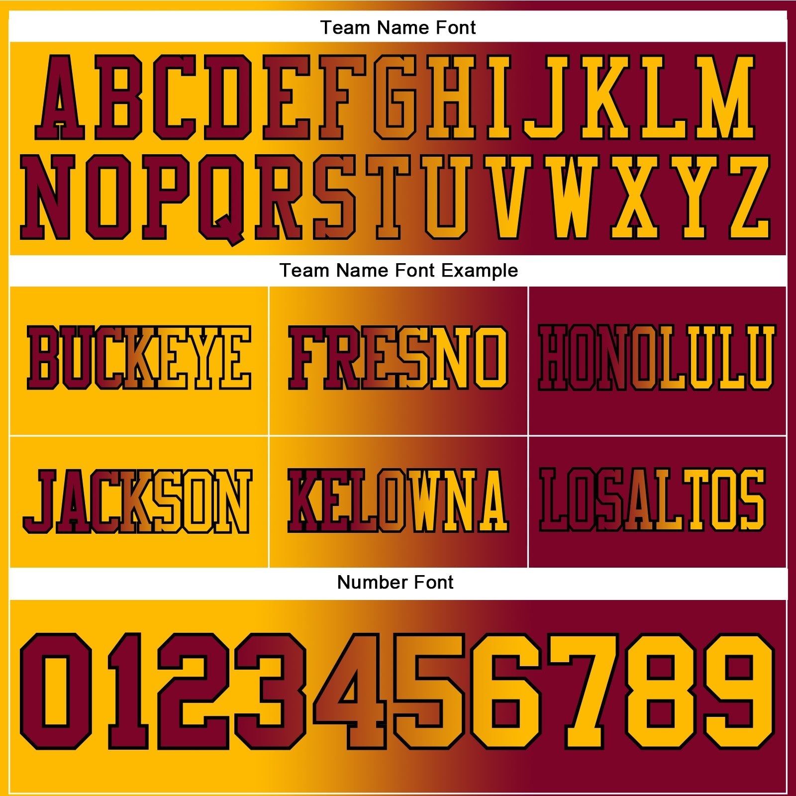 Custom Maroon Gold-Black Authentic Gradient Fashion Football Jersey photo 3