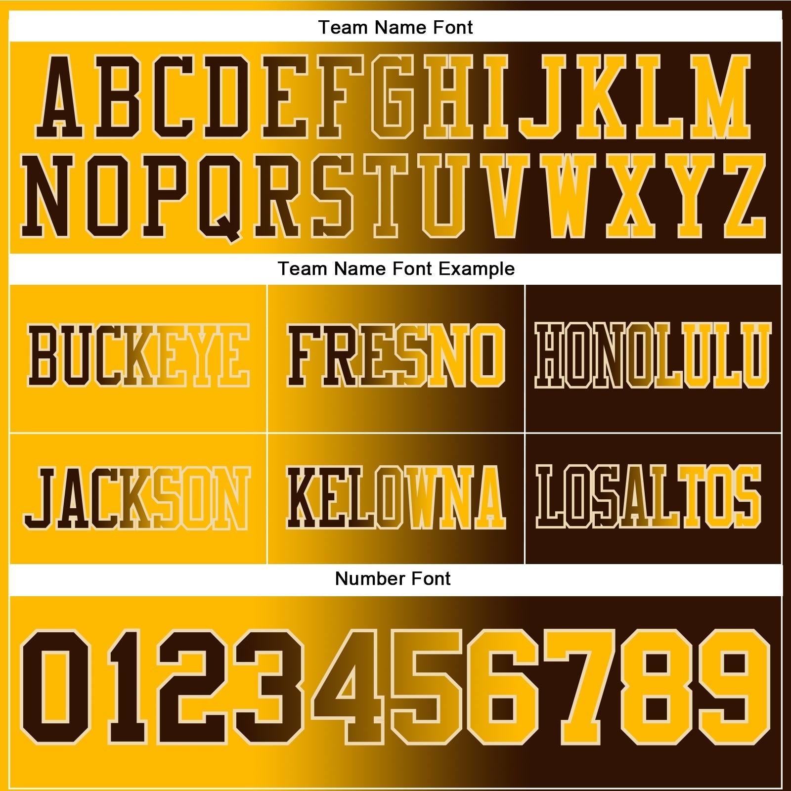 Custom Brown Gold-Cream Authentic Gradient Fashion Football Jersey photo 3