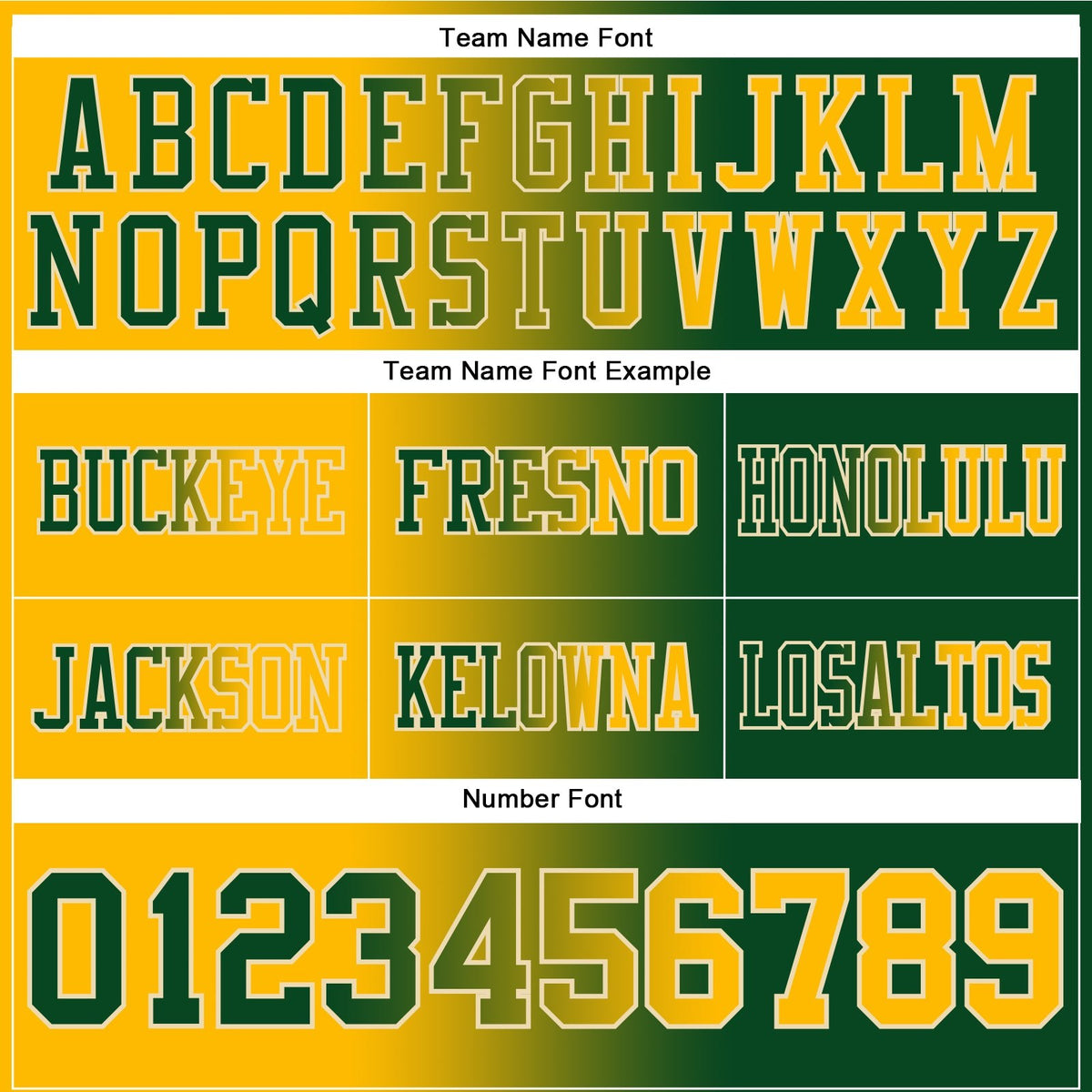 Custom Green Gold-Cream Authentic Gradient Fashion Football Jersey photo 2