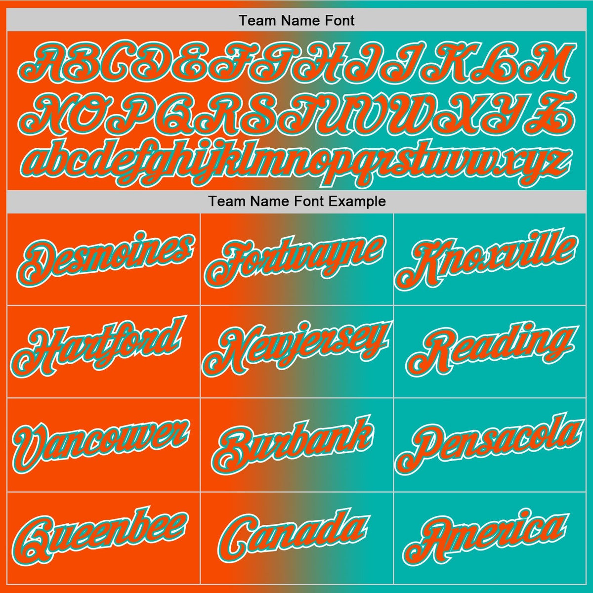 Custom Aqua Orange-White Gradient Fashion Performance T-Shirt photo 3
