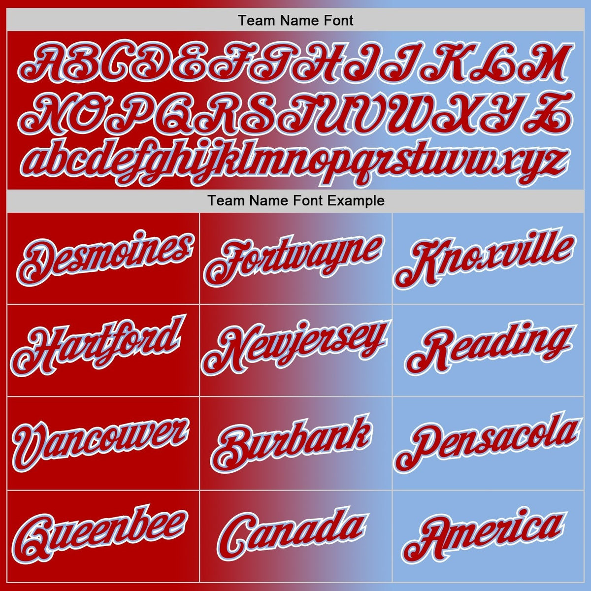 Custom Light Blue Red-White Gradient Fashion Performance T-Shirt photo 3